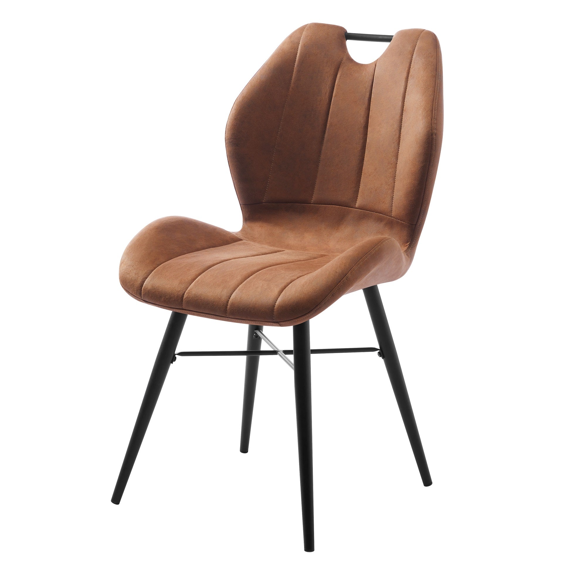 ROMA Retro-Style Fabric Dining Chair