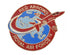 Red Arrows Round Metal Wall Plaque
