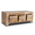 Cube Petite Mango 3 Drawer Coffee Table