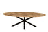 Kodi Mango Sunburst Large Oval Dining Table