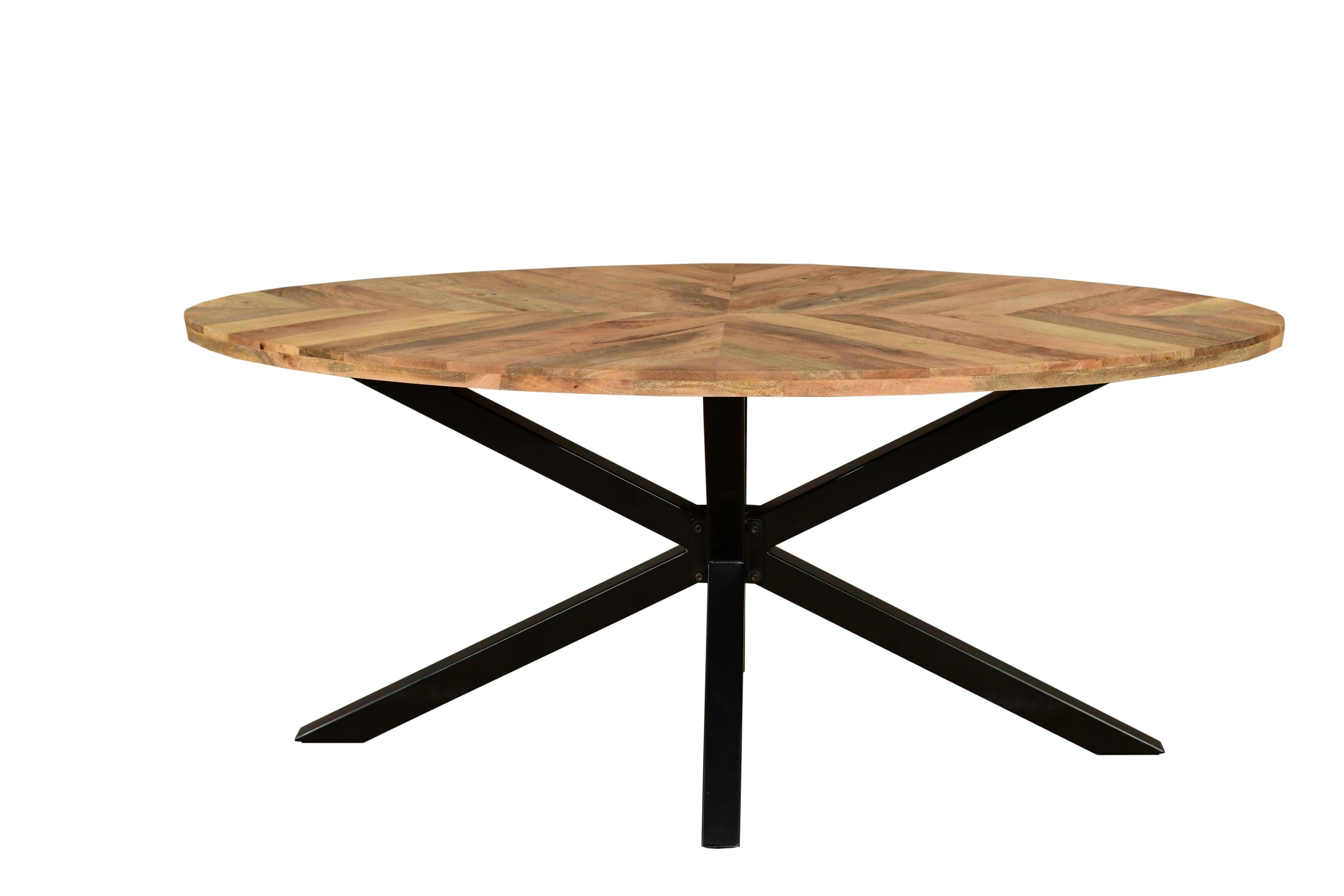 Kodi Mango Sunburst Oval Table