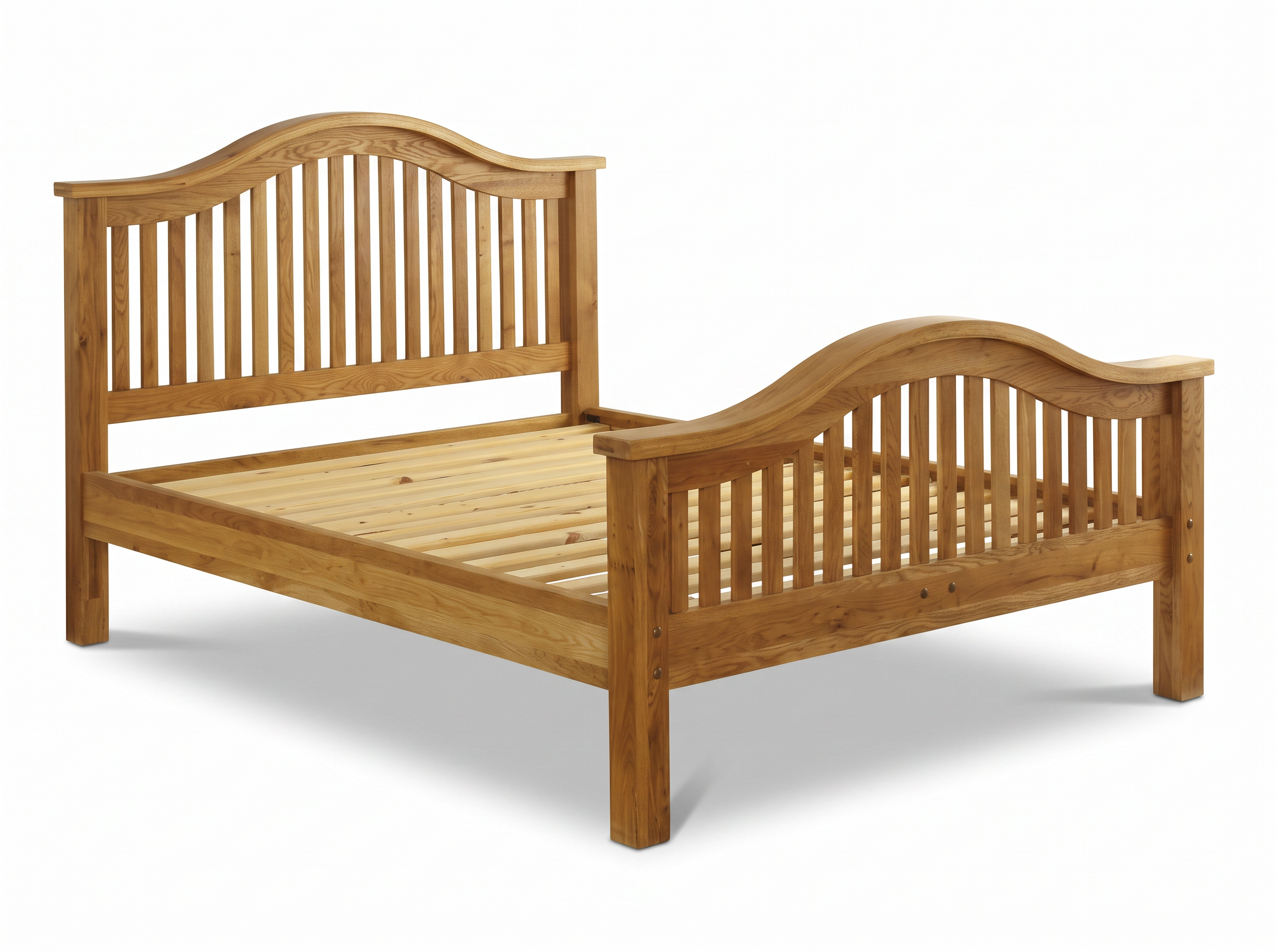 Vancouver Oak High End 5ft King Size Bed