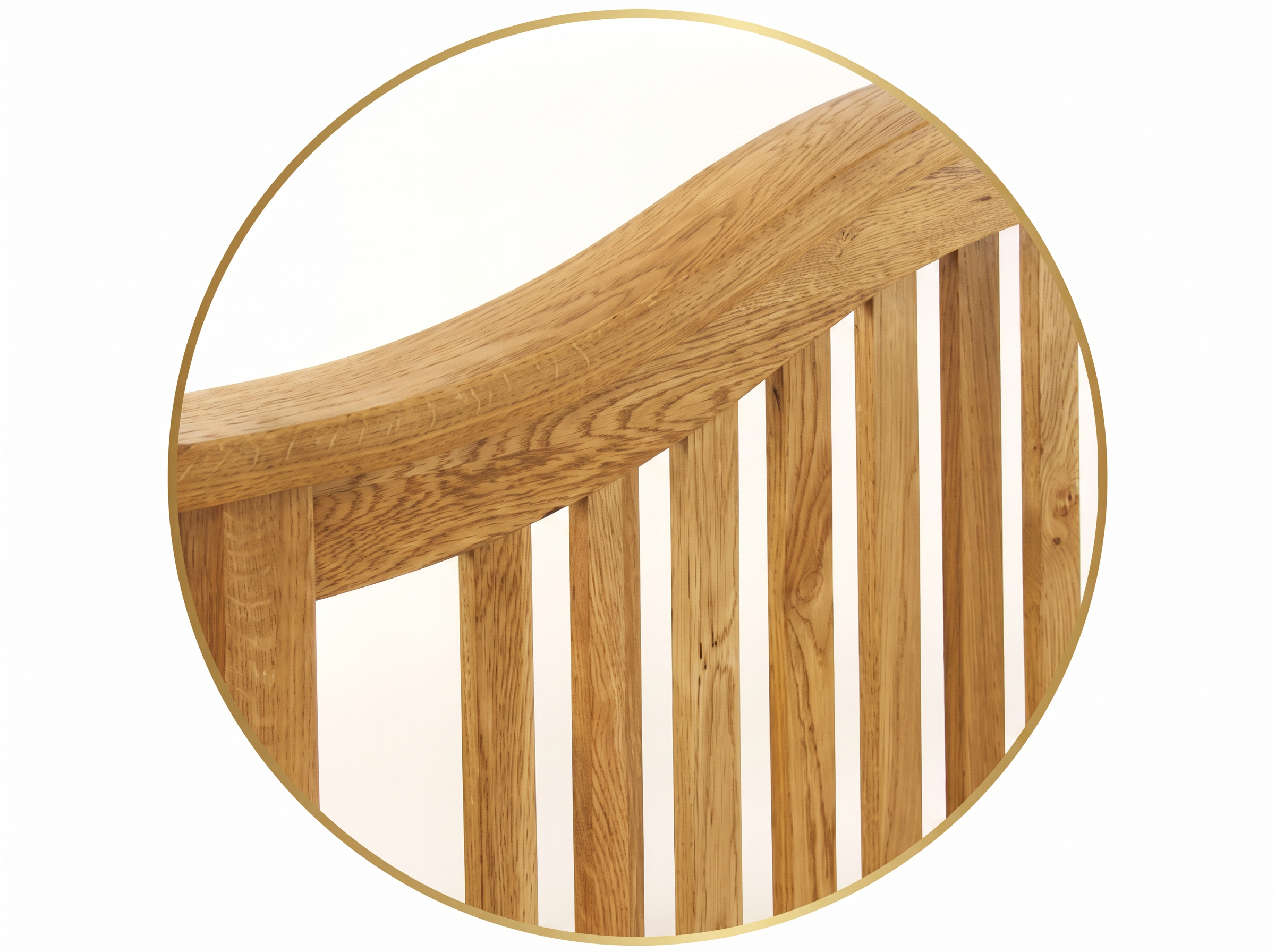 Vancouver Oak High End 5ft King Size Bed