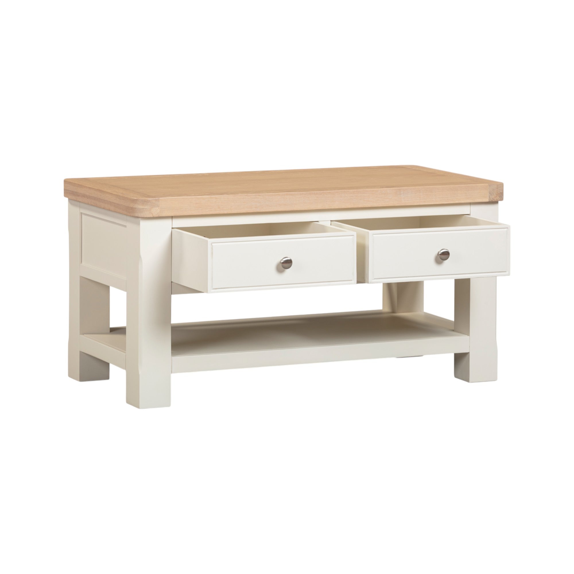 Windsor Painted Coffee Table with Drawers