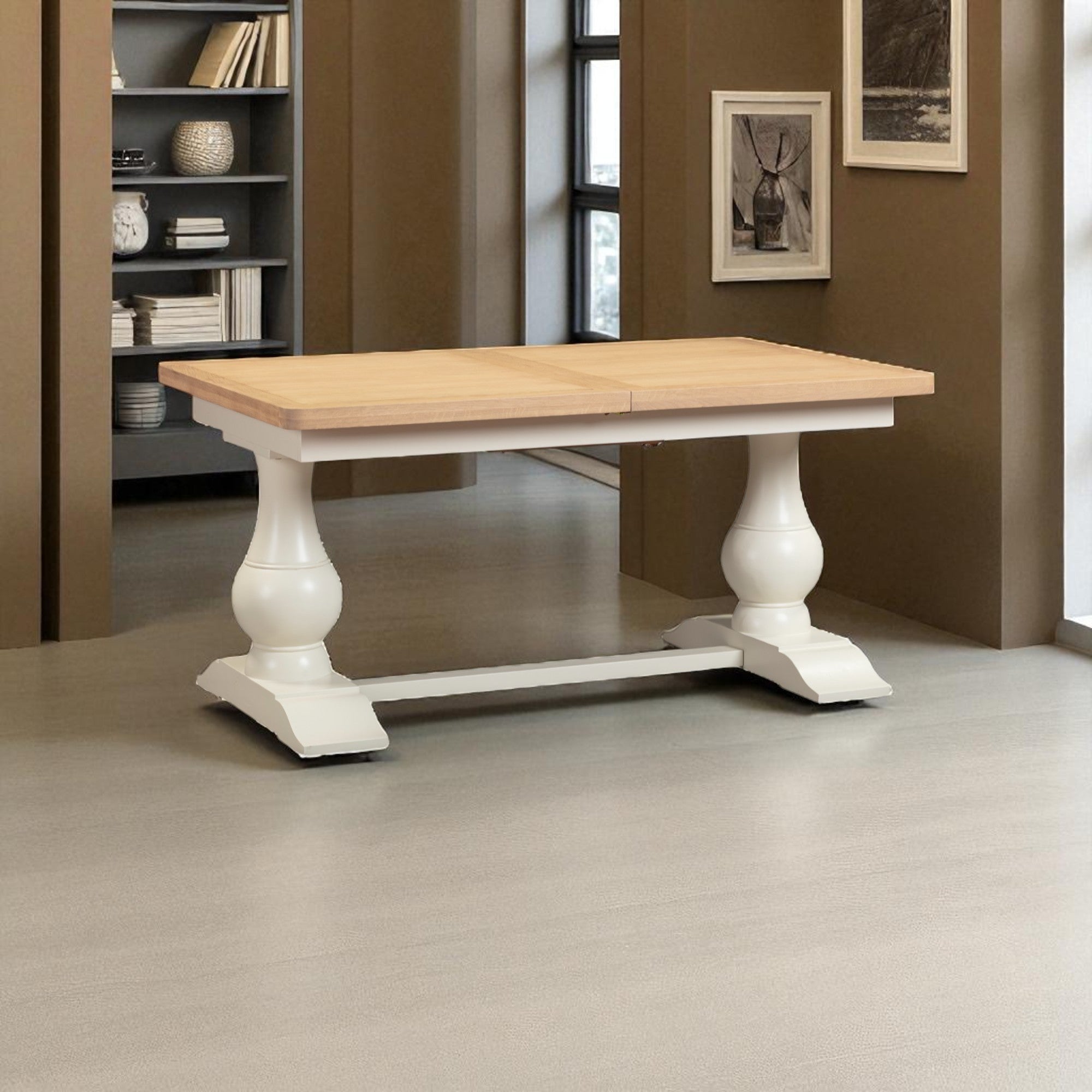 Windsor Painted 1.6m Extending Dining Table