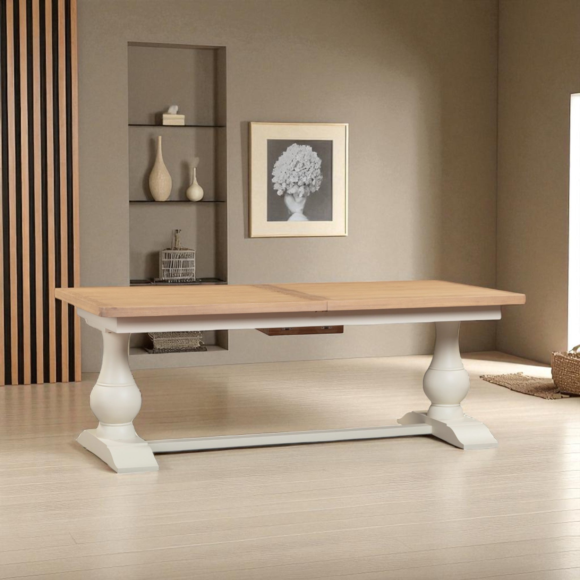 Windsor Painted 2.2m Extending Dining Table