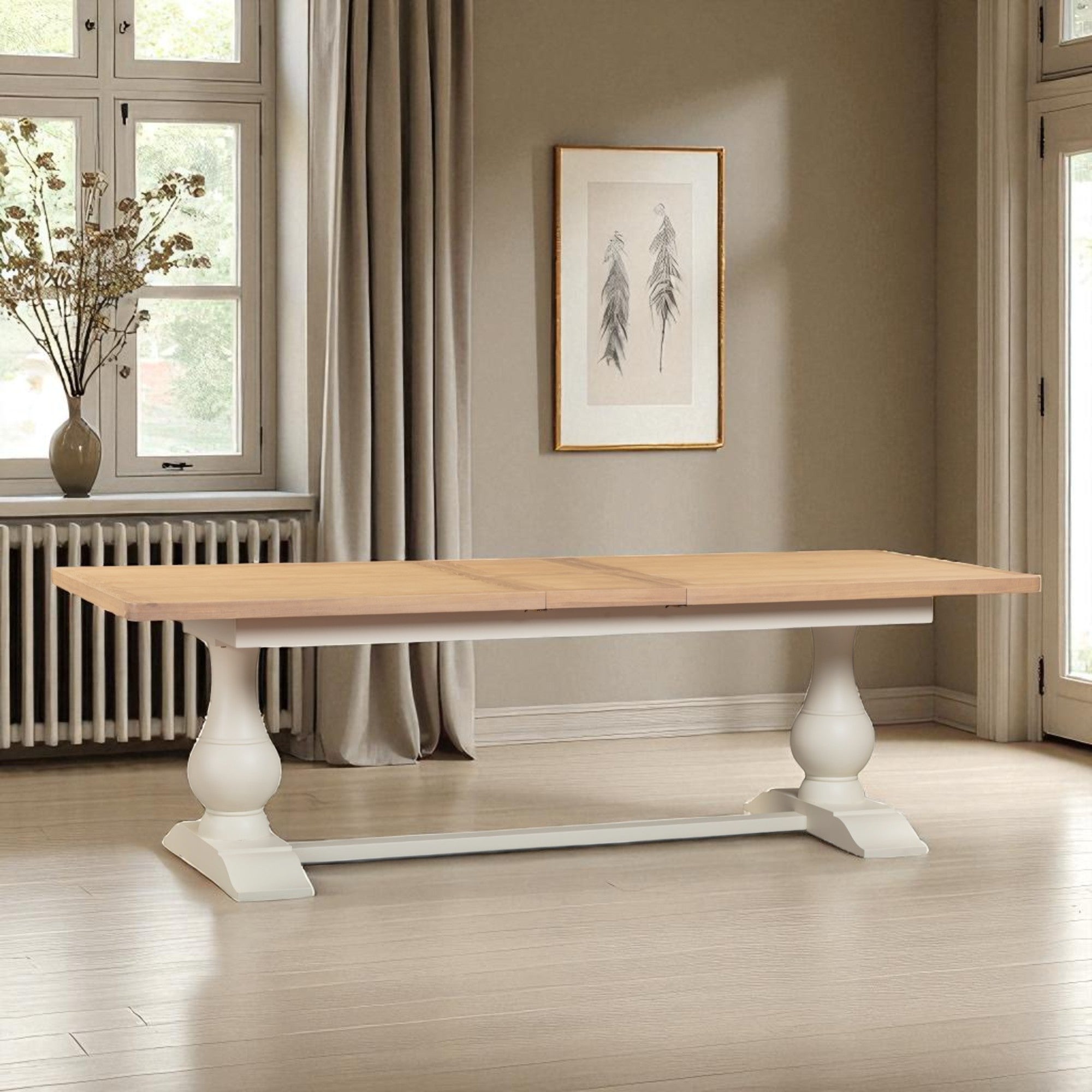 Windsor Painted 2.2m Extending Dining Table