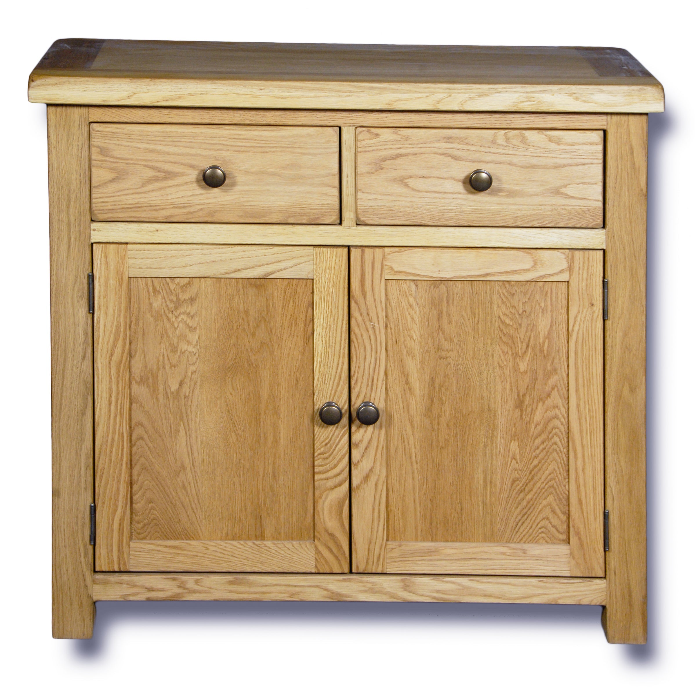 Manhattan Oak 2 Drawer 2 Door Dresser Base