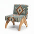 Blue Kilim Occasional Chair