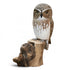 Wooden Owl on a Log
